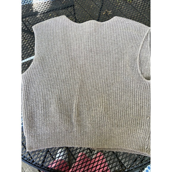 Vintage‎ Herald House Chunky Vest LG USA Wool Blend - Picture 4 of 9